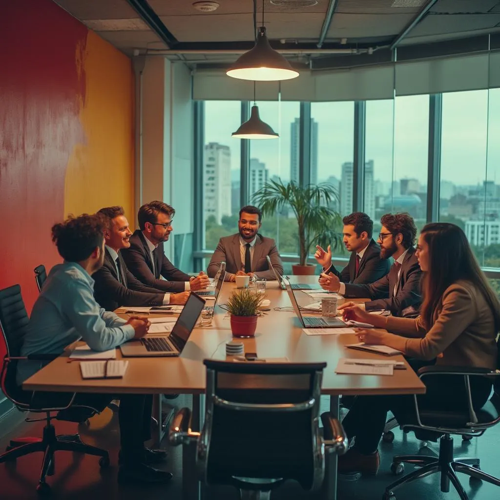 Equipo de ConsultFin en reunión estratégica